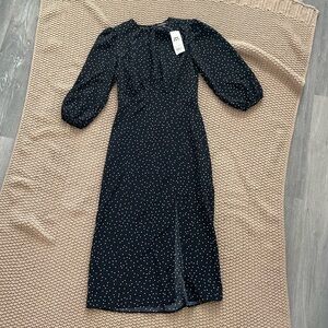 Miss Selfridge Polka Dot Midi Dress